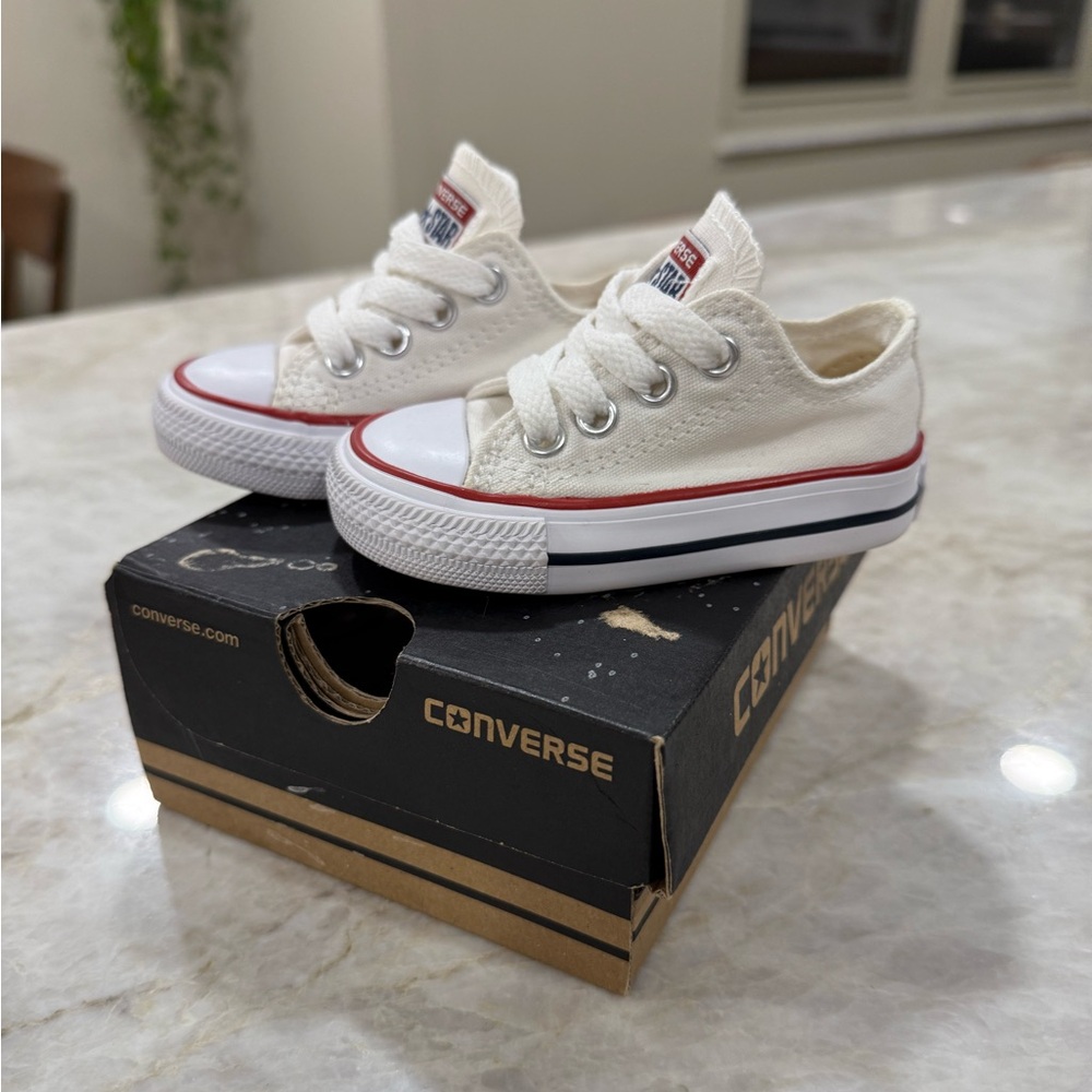 Converse Baby Chuck Taylor All Star Canvas - white size 3